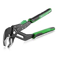 SK 10-Inch Quick Adjust Groove Joint Pliers, Water Pump Pliers, Premium CR-V Construction, SureGrip V-Jaw Design with Comfortable Grips