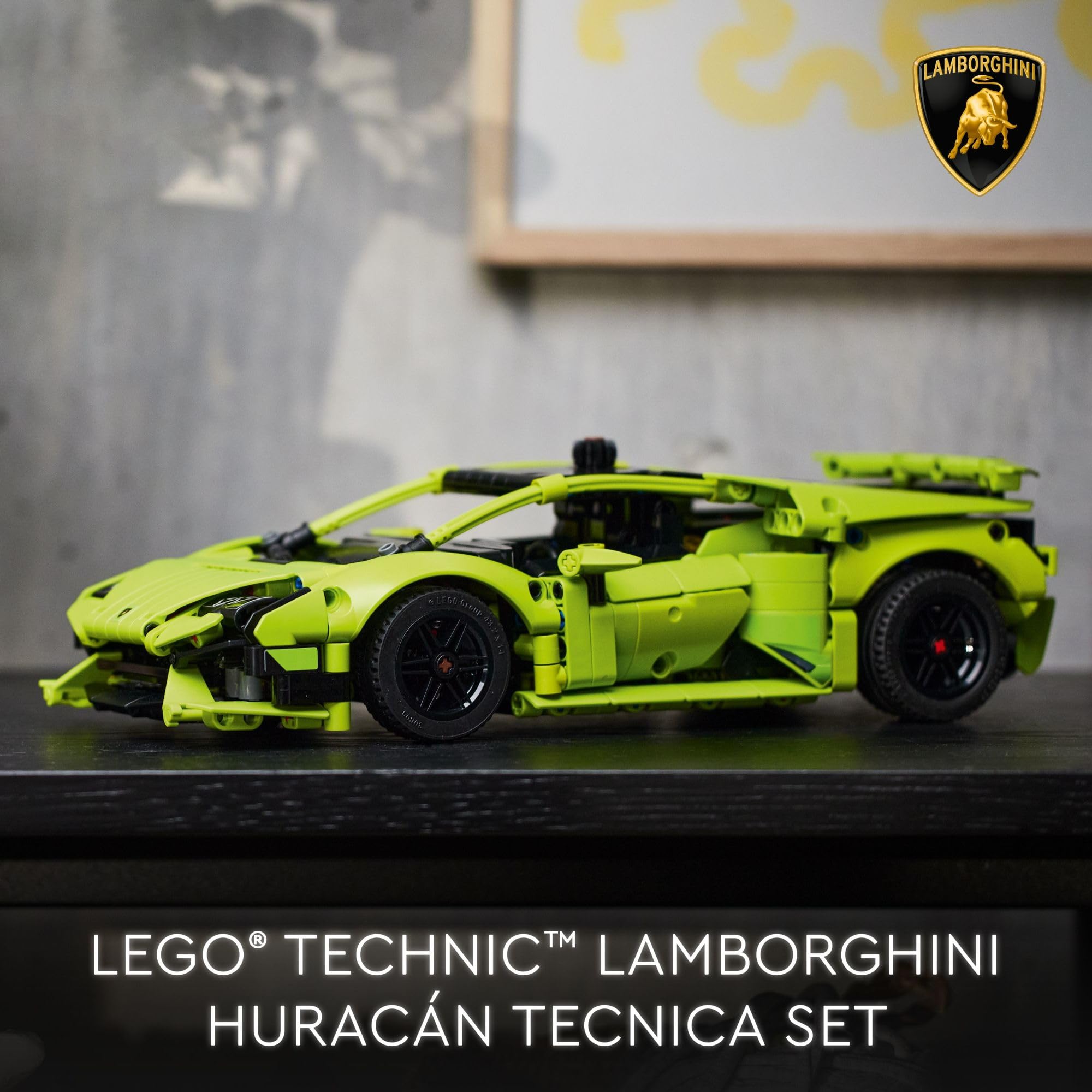 LEGO Technic Lamborghini Huracán Tecnica 42161 Advanced Sports Car Building Kit for Kids Ages 9 and up Who Love Engineering and Collecting Exotic Sports Car Toys