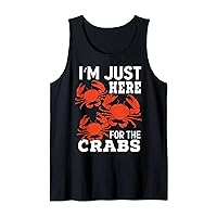 Crab Eating - I'm Just Here For The Crabs Tank Top