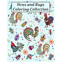 Hens and Bugs Coloring Collection