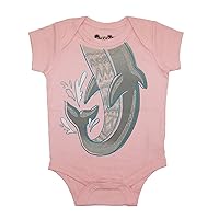 Become an Animal Super Soft Short Sleeve Onesie Bodysuit for Baby + Infant (0-24M)