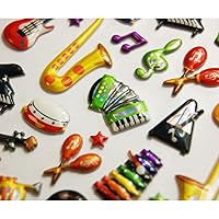 Stickers - Foam - Musical Instruments