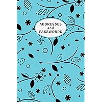 Low Vision Address Book and Password Record: 6