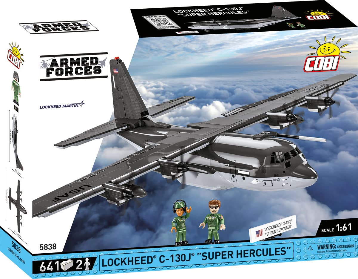 COBI Armed Forces Lockheed C-130J Super Hercules Plane