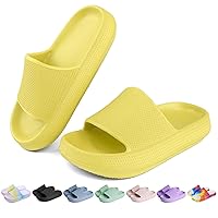 Kids Cloud Slides Boys Girls Flip Flops Slip On Beach Sandals Youth Pool Shower Shoes EVA Summer Slippers（11 Little Kids - 6 Big Kids）