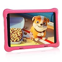 Kids Tablet 8 inch Tablet for Kids 4000mAh 2GB+32GB HD 1280 * 800 Learning Kids Tablets with WiFi, Bluetooth, Dual Camera, Parental Control (Pink)