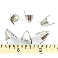 Nailheads Spots Studs 2 Prong Round Cone-Shaped 1/2