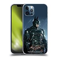 Head Case Designs Officially Licensed Batman Arkham Knight Batman Characters Soft Gel Case Compatible with Apple iPhone 12 / iPhone 12 Pro