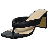 The Drop Women's Anderson Padded Thong High-Heeled Sandal