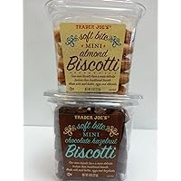 Trader Joe's Soft-bite Mini Biscotti - Chocolate Hazelnut and Almond - 2 Pack