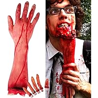 FULLSEXY Terror Severed Bloody Fake Arm Hand for Halloween Party Props Decorations