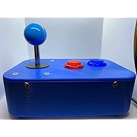 Atari Joystick 7800 2600 Controller Control Arcade Stick Handmade 3D Printed Case Blue