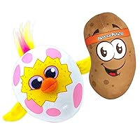 Move2Play Games Party Pack - Includes -Talkin' Potato and Egg Toss Pink, Bundle Set