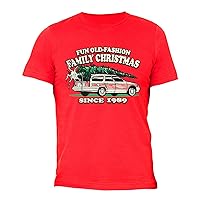 Men's Family Vacation Griswold Ugly Christmas Crewneck Short Sleeve T-Shirt