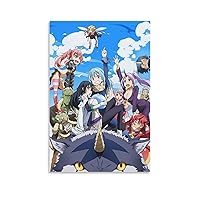 That Time I Got Reincarnated As A Slime Comic Poster Poster Decorative Painting Canvas Wall Art Living Room Posters Bedroom Painting 08x12inch(20x30cm)