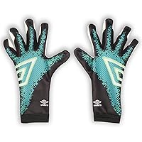 Umbro Junior Neo League Goalkeeper Gloves, Black/White/Teal