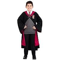Deluxe Harry Potter Costume for Kids, Gryffindor Robe for Boy's & Girl's, Hooded Wizard Robe for Halloween
