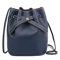 Shoulder Holster Bag Women's Bags Trendy Fashion Drawstring Solid Color Bucket Bag Casual Handbag Crossbody Shoulder Bag