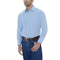 ELY CATTLEMAN Men's Long Sleeve Solid Western Shirt