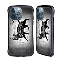 Head Case Designs Officially Licensed Alchemy Gothic Black Cat Spirit Board Cats Hybrid Case Compatible with Apple iPhone 13 Pro