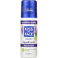 Kiss My Face Liquid Rock Deodorant Roll-On, Lavender, 3 Fl Oz (1900373)
