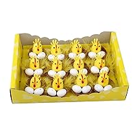 Easter Decorations,Easter Decoration Cute Chick Home Decoration Gift Box Mini Easter Chicks Prime Deal of Today Clearance Warehouse Cheap Stuff 5.99 Items Amazon Coupons Promo Codes Easter Gifts Bulk