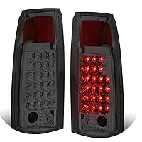 DNA MOTORING TL-C10-LED-CH-SM LED Tail Light Assembly Driver & Passenger Side [Compatible with 99-00 Escalade / 92-94 Blazer / 88-99 C1500-C3500]