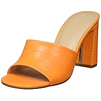 The Drop Women's Pattie High Block-Heeled Mule Sandal