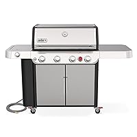 38400001 Genesis S-435 NG SS Gas Grill, Stainless Steel