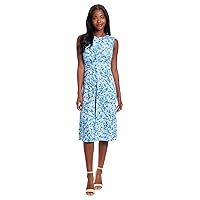 London Times Women's Dresses Sleeveless Fit and Flare Dress