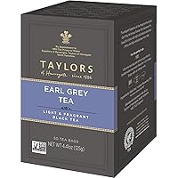 Taylors of Harrogate Earl Grey Tea, 50 Count, Black