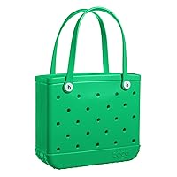BABY Small Waterproof Washable Tote for Beach Boat Pool Work School Sports 15x13x5.25 - Lightweight Cute Tote Bag