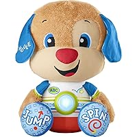 Laugh & Learn So Big Puppy, Large Musical Plush Toy with Learning Content for Toddlers and Preschool Kids