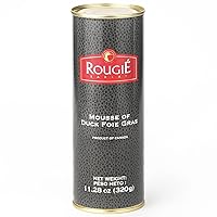 Rougie France (Round Tin) Mousse Of Fully-cooked Liver Foie Gras, 11.2000-Ounce Cans