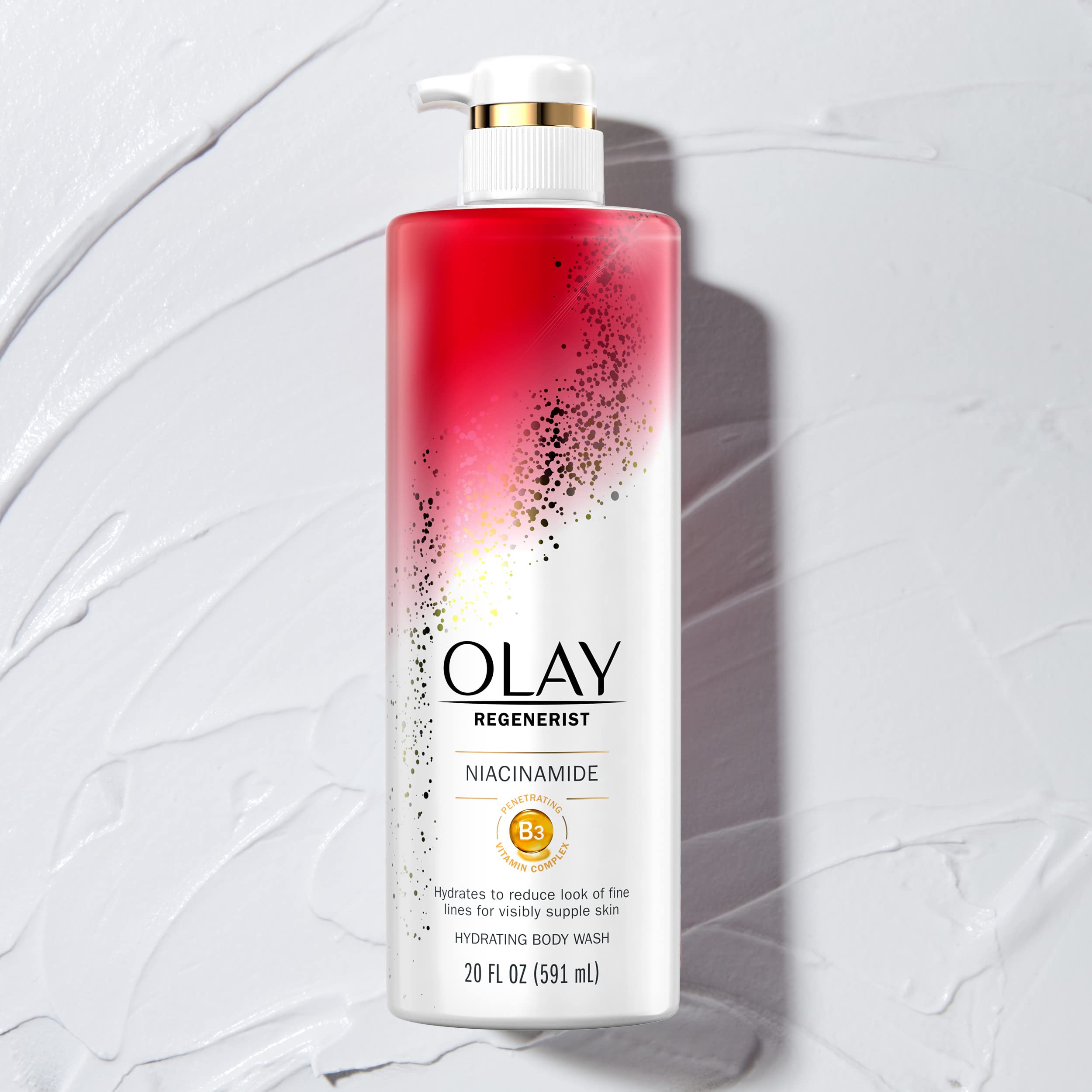 Olay Age Defying Body Wash with Niacinamide, 591mL