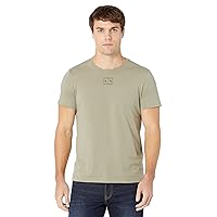 Emporio Armani Men's Lines Logo Printed Slim Fit T-Shirt