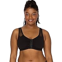 Fruit of the Loom Women's Comfort Front Close Sport Bra with Mesh Straps