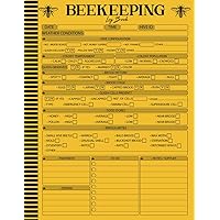 beekeeping log book | Beekeeping Tracking Journal and Beehive Inspection notebook and maintenance logbook for Beekeepers | Honey Bee Farming Tracker: 112 Pages | 8.5