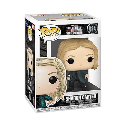 Funko POP Marvel: The Falcon and The Winter Soldier - Sharon Carter, Multicolor, Standard