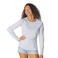 Women’s UPF 50+ UV Sun Protection Long Sleeve Performance Regular Fit T-Shirt for Sports and Outdoor