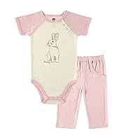 Touched by Nature baby-boys Organic Cotton Bodysuit and Pant Set