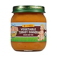 Earth's Best Organic Vegetable Turkey Dinner Baby Food, 4 Oz Jar