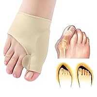 Bunion Socks Corrector for Pain Relief Hallux Valgus - Splint Corrector Sport Big Toe Straightener Orthopedic Gel Separator Pad Brace for Men and Women Relief 1 Pair