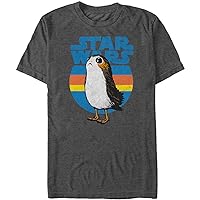 Men's Star Wars The Last Jedi Retro Porg T-Shirt - Charcoal Heather - Medium