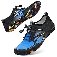ATHMILE Water Shoes for Men Women River Shoes Adult Swim Beach Lake Pool Aqua Socks Barefoot Quick Dry for Hiking Surfing Kayaking Size