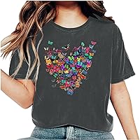 Love Heart Graphic Tees Valentine's Day Gifts for Womens Girls Kids T-Shirt