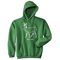 Crazy Dog T-Shirts Dill Doe Hoodie Funny Graphic Novelty Sweatshirt Best Sarcastic Gift for Guys