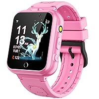 Smart Watch for Kids - Kids Smart Watches Girls Christmas Birthday Gifts with 2 Camera 24 Games Pedometer Music Player Alarm, Kids Game Smart Watch Toys for Girls Age 4 5 6 7 8 9 10