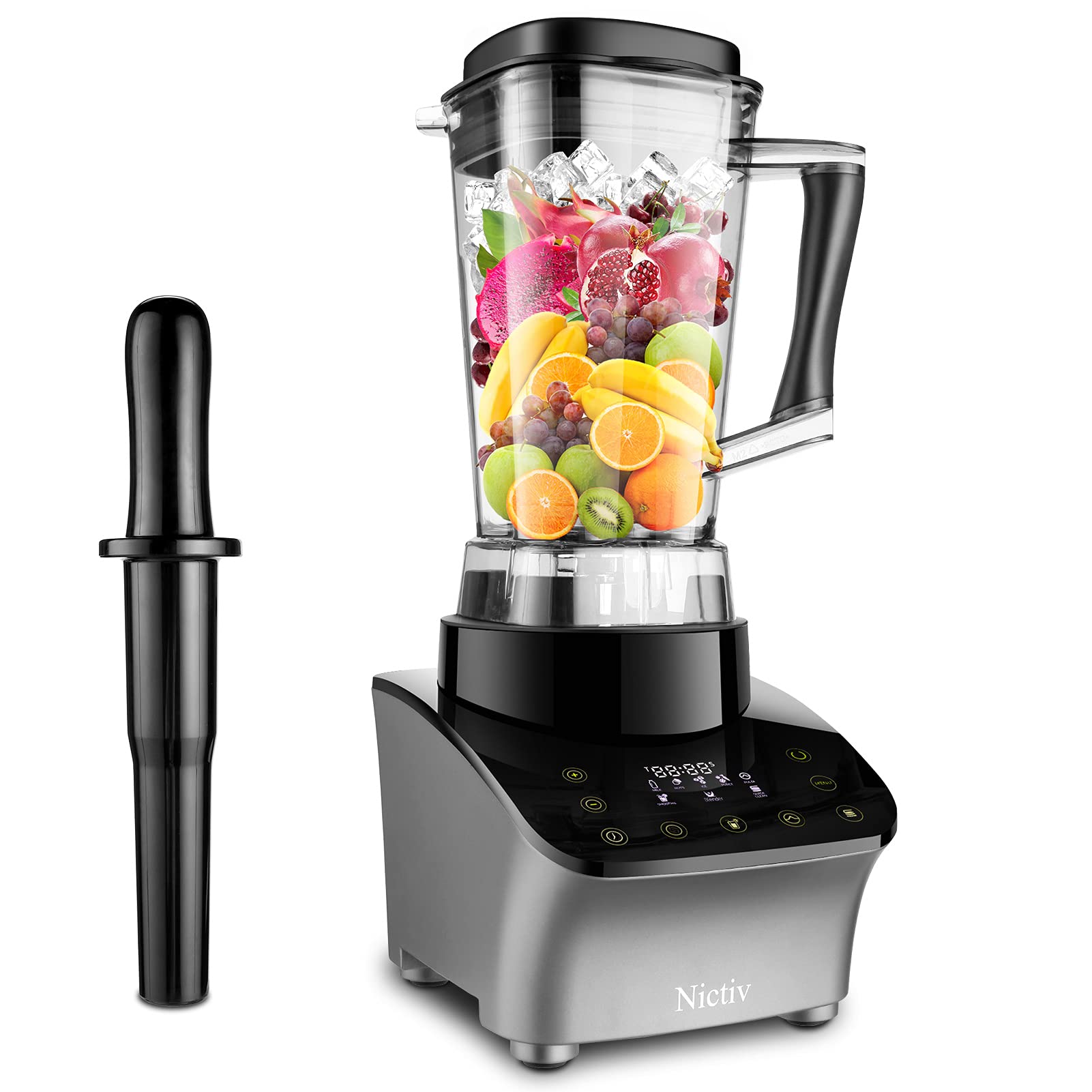 Mua Mixer Smoothie Maker, 1500 W Stand Blender, 30,000 rpm Milk Shaker  Blender, 9-Speed Ice Breaker, Mill with LCD Control Panel, 5 Preset  Programmes, 2L High-Performance Blender without BPA trên Amazon Đức