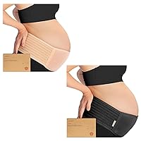 KeaBabies Maternity Belly Band for Pregnancy - Soft & Breathable Pregnancy Belly Support Belt - Pelvic Support Bands - Tummy Band Sling for Pants - Pregnancy Back Brace
